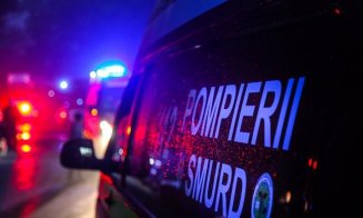Incident grav într-o localitate din Cluj: Bărbat transportat la spital după ce și-a prins piciorul într-un utilaj