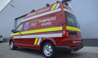Accident în zona metropolitană Cluj cu două mașini și un camion. Un bărbat a ajuns la spital