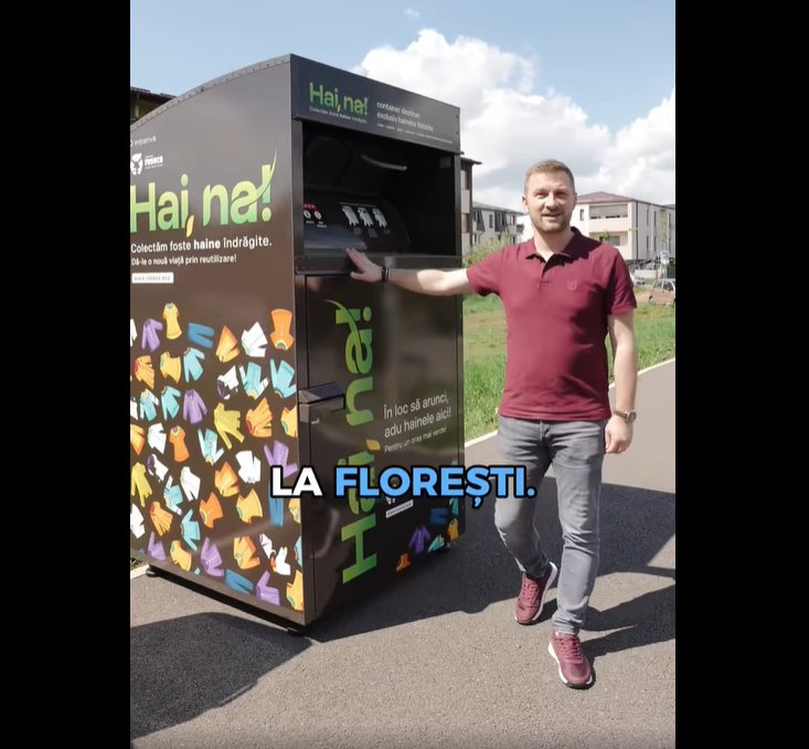 „Hai, na!” a ajuns și la Florești. Primarul: „Împreună, transformăm amintirile în speranțe și hainele în noi începuturi!”