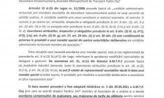 Tarife MAI MARI de azi la CTP pentru comuna Chinteni! Replica primăriței după scumpirea transportului metropolitan