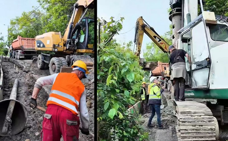 Lucrări de consolidare pe strada Uliului pentru a preveni noi alunecări de teren / Utilitățile au fost deja relocate