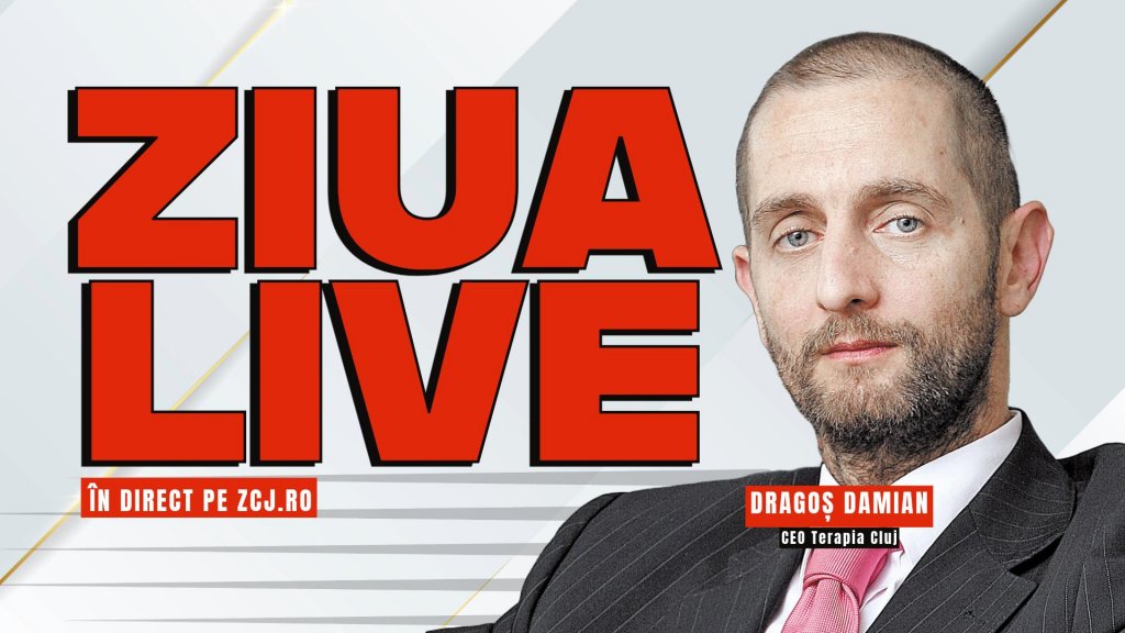 Dragoș Damian, CEO-ul Terapia Cluj, invitat la ZIUA LIVE