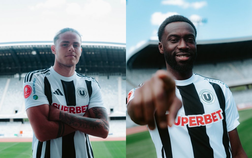 Două transferuri într-o zi pentru „U” Cluj. „Studenții” au semnat cu nepotul lui Balaci și cu un mijlocaș francez / Mesajul celor doi