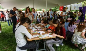 Copiii s-au distrat de 1 iunie în Parcul Central din Cluj-Napoca. La ce activități au participat