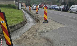 Au început reparațiile pe un important drum județean din Cluj. Se vor instala și noi stații de autobuz