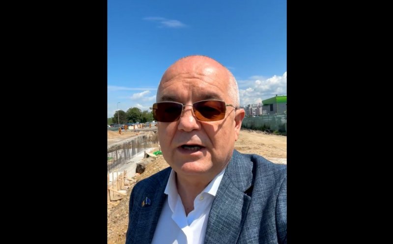 Întârzieri pe șantierul centurii metropolitane, Cluj-Florești. Boc, de pe șantier: ''La Cluj nu merge, ori vă faceți treaba ori avem probleme''