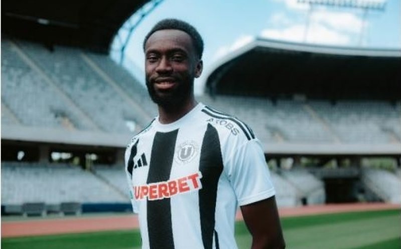 Mouhamadou Drammeh, primele declarații după transferul la "U" Cluj: "Sunt entuziasmat. Vreau să-mi arăt calitățile, să ajut echipa"