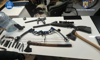 Braconaj în Cluj: Câini agresivi, arbalete și echipamente de vânătoare ilegale, descoperite de polițiști