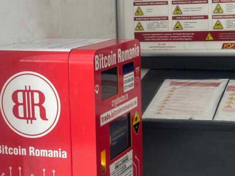 Bitcoinul poate fi cumpărat de la Poșta Română / Oficiile unde vor fi instalate aparate pentru alimentarea contului crypto