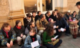 Imagini rare cu Nicușor Dan și Mirabela, la un protest din Cluj-Napoca, în urmă cu aproape 14 ani