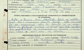 Securitatea nu s-a sfiit să se folosească până și de copii. Mii de elevi au fost solicitați să ofere informaţii despre colegi şi profesori