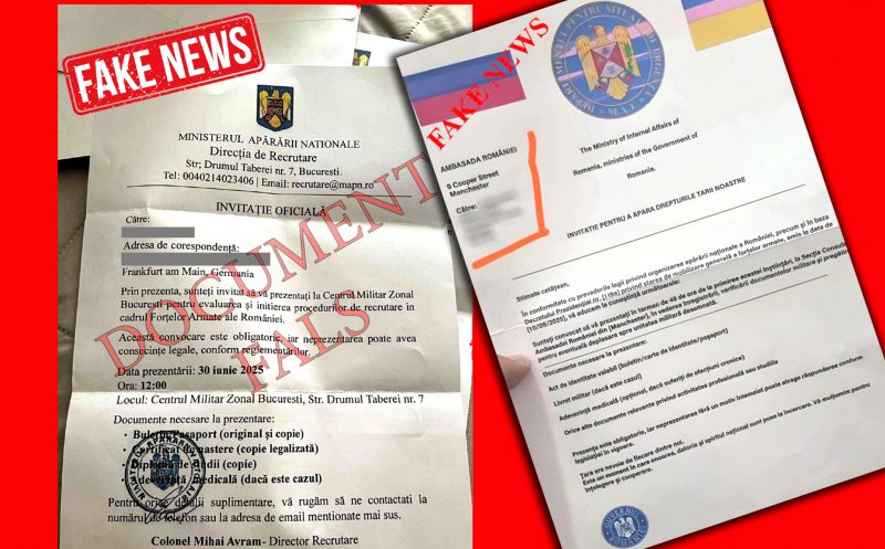 FAKE NEWS: Românii din Diaspora, chemaţi la recrutare