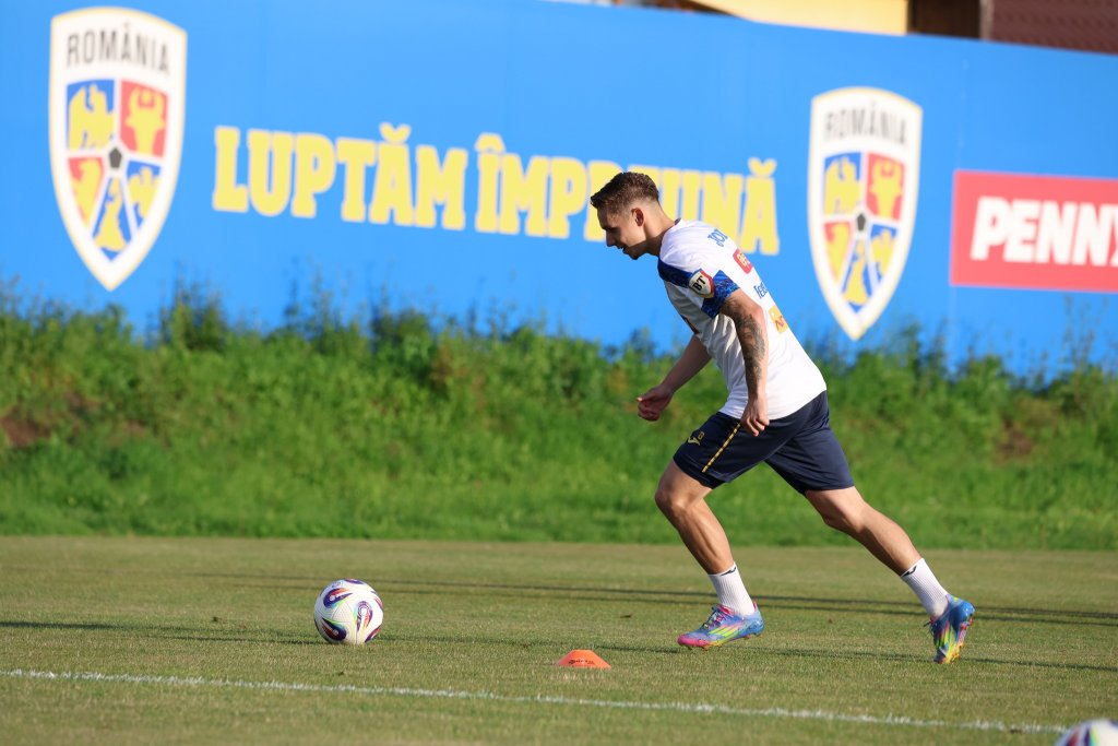 Louis Munteanu ratează din nou șansa de a juca pentru echipa națională. Atacantul a fost trimis la lotul U21
