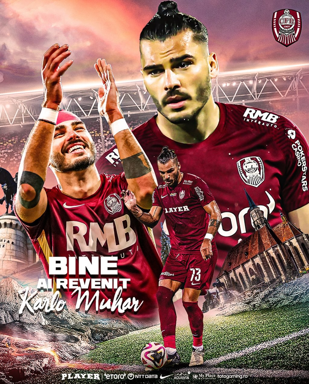 Oficial. Karlo Muhar a revenit la CFR Cluj