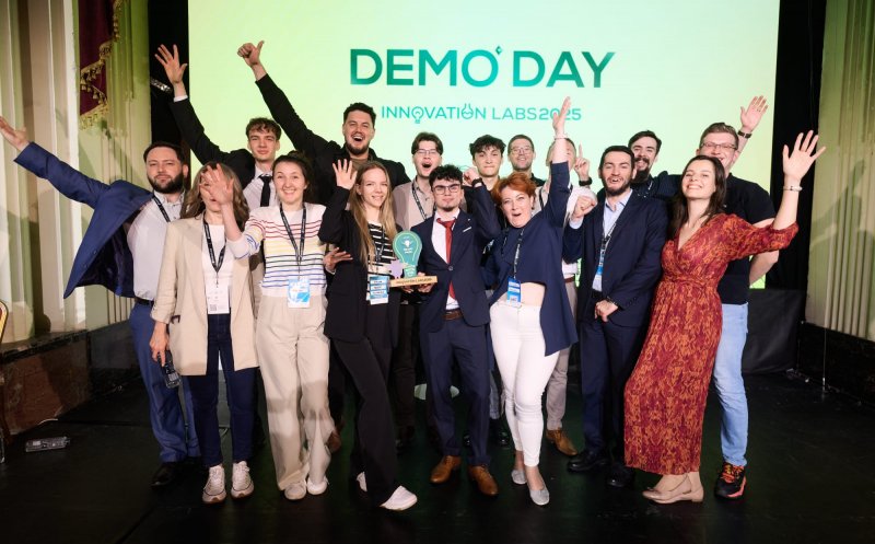 Echipa studenților de la UBB Cluj a câștigat marele premiu la Demo Day în cadrul Innovation Labs 2025