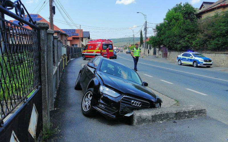 Accident grav în Baciu: Patru victime, inclusiv doi minori, transportate la spital. Trafic îngreunat