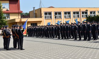 A 25-a promoție de elevi a Şcolii de Agenţi de Poliţie „Septimiu Mureşan” Cluj-Napoca a absolvit azi cursurile