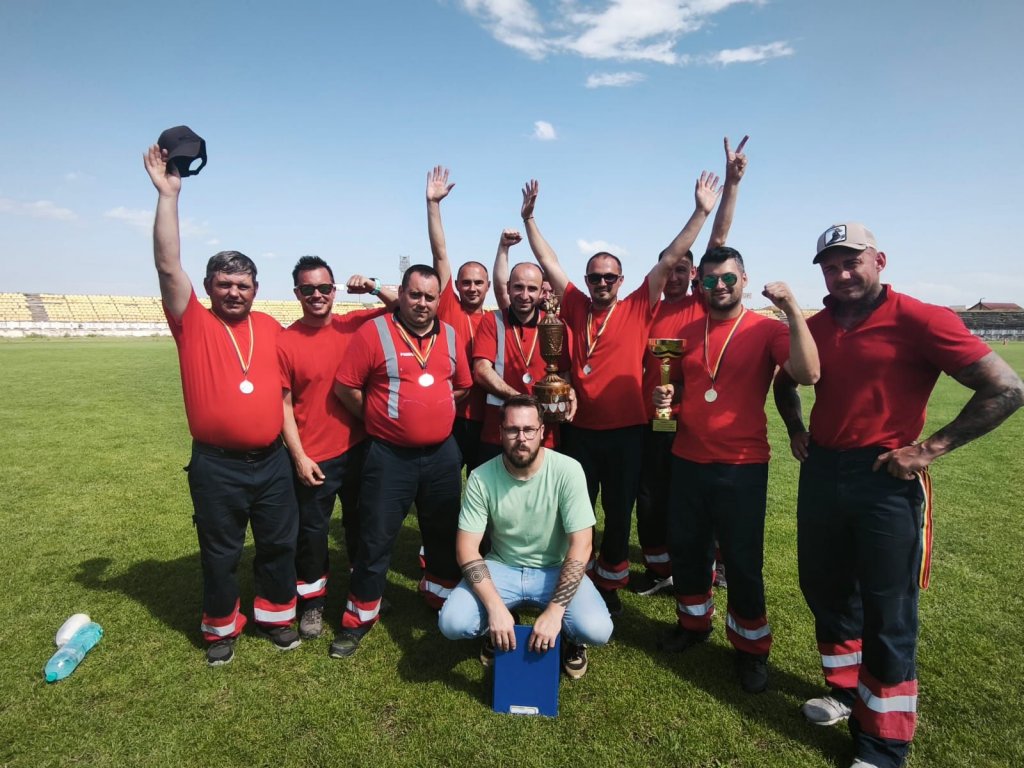 Cât de bine pregătiți sunt pompierii Aeroportului Internațional din Cluj. Ce premiu au câștigat