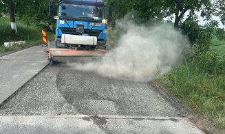 Reparații importante pe un nou drum județean din Cluj