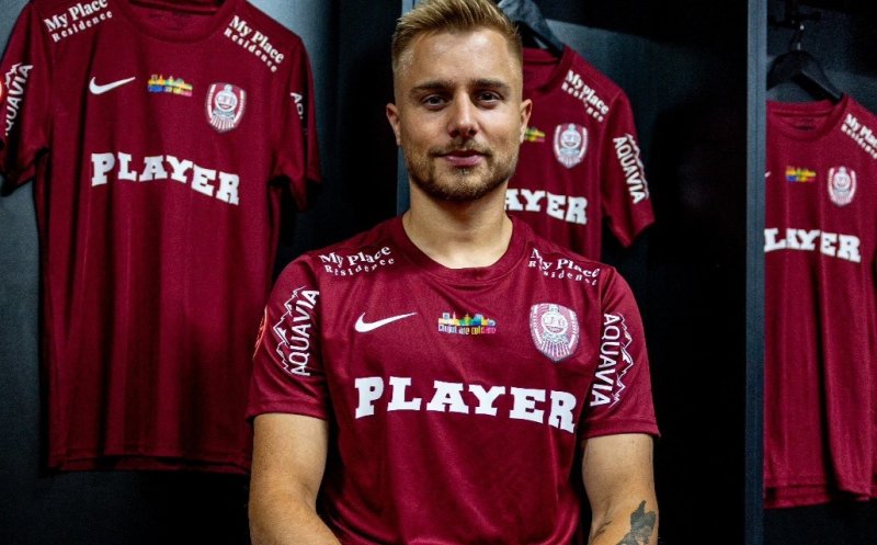 Antonio Bosec, pentru prima dată în vestiarul din Gruia. Fundașul a ajuns liber de contract la CFR Cluj