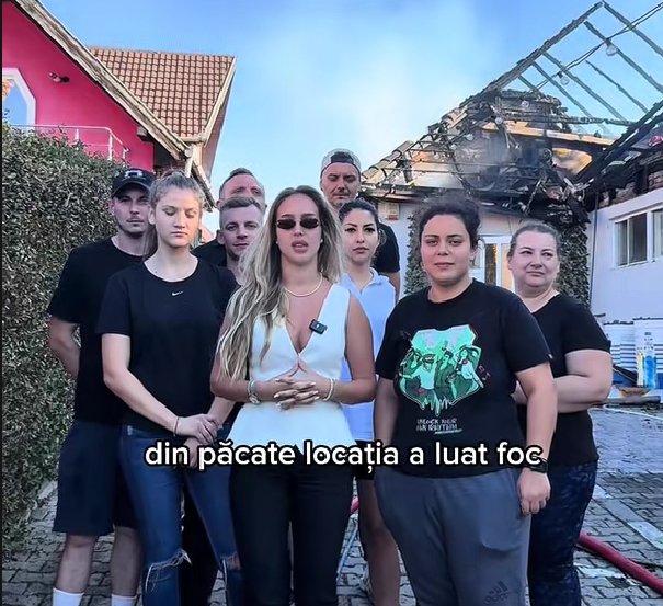 Mesajul angajaților restaurantului care a ars în zona Cetățuii. Zeci de pompieri au intervenit pentru stingerea incendiului