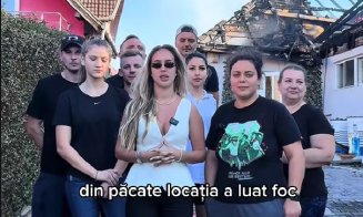 Mesajul angajaților restaurantului care a ars în zona Cetățuii. Zeci de pompieri au intervenit pentru stingerea incendiului
