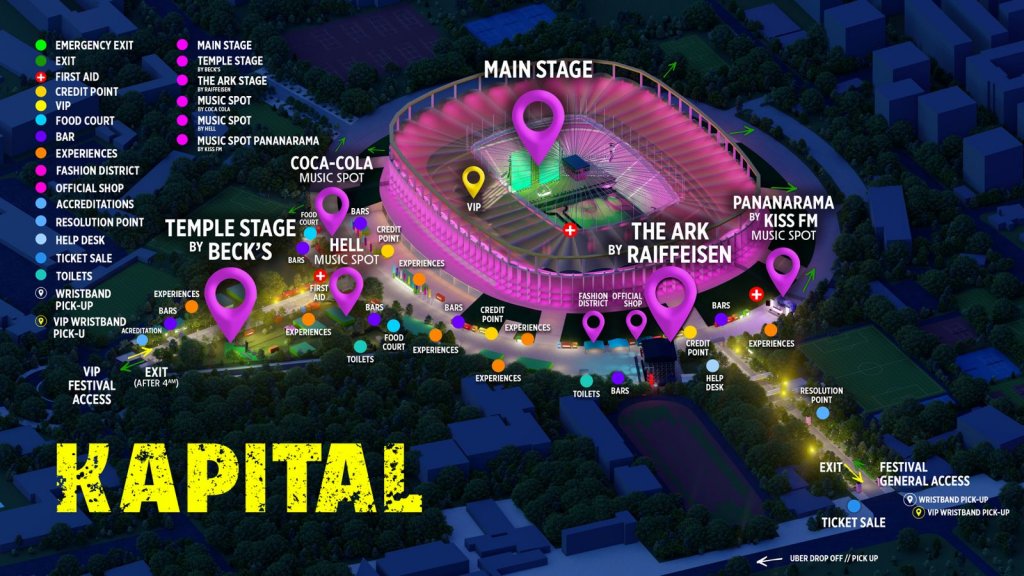 Sistem de plată, check-in și acces la festivalul Neversea Kapital 2025
