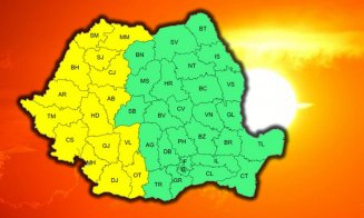 COD GALBEN de CANICULĂ în Cluj şi alte 14 judeţe din Vestul ţării