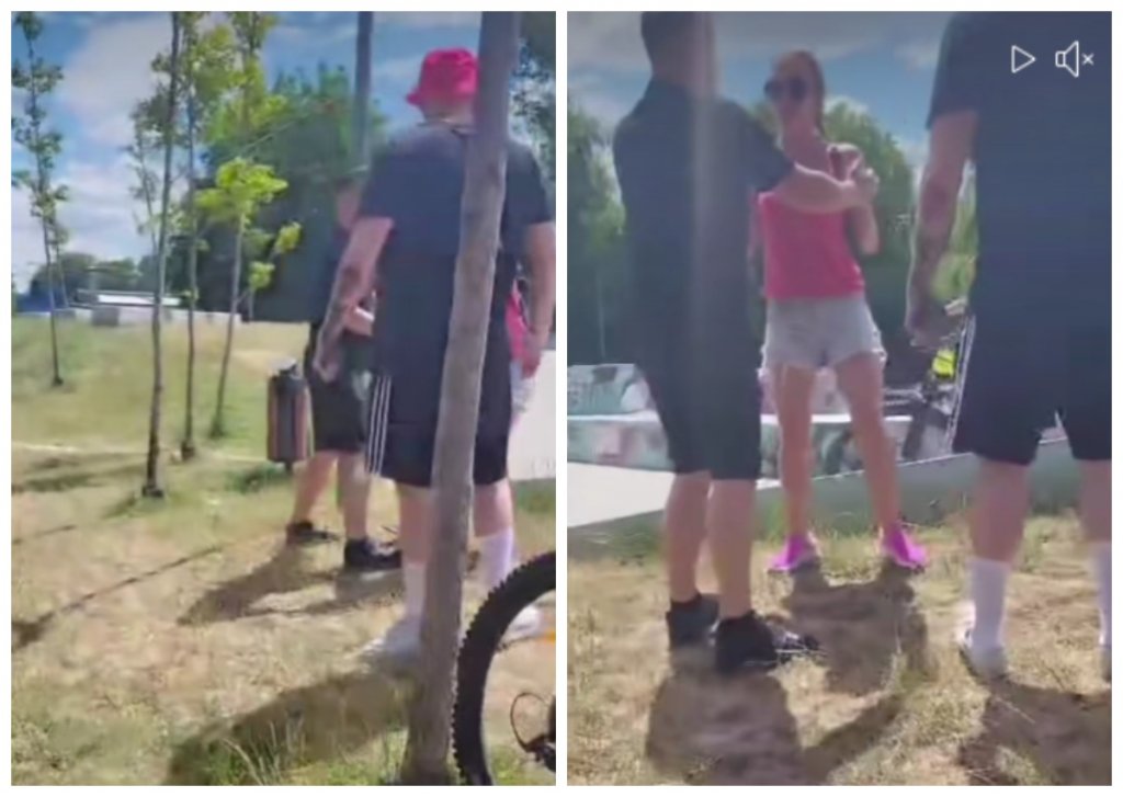 Bărbatul acuzat că a lovit o femeie în Parcul Rozelor din Cluj rupe tăcerea: „A fost o reacție necontrolată după ce mi-a dat un pumn și a atacat doi copii”