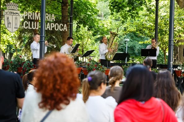 Concerte de fanfară în Parcul Central „Simion Bărnuțiu”