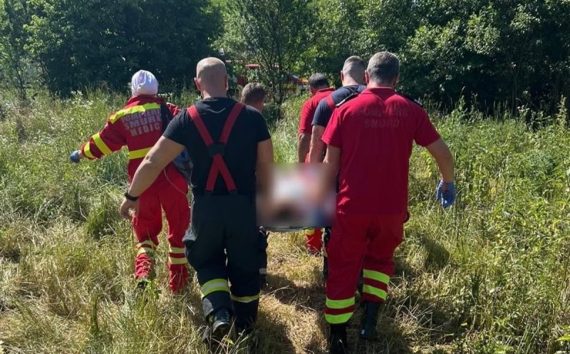 Cum a decurs interveniția pompierilor clujeni de sâmbătă, când două persoane au fost salvate dintr-un puț. A fost nevoie și de elicopterul SMURD