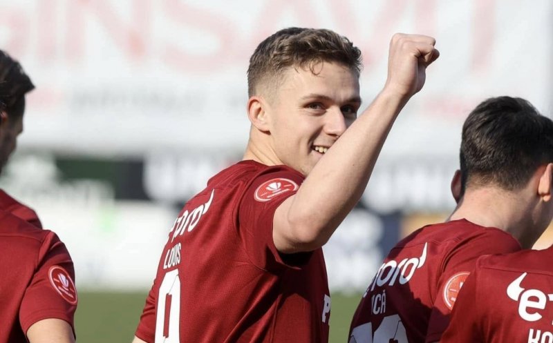 CFR Cluj a început negocierile pentru transferul lui Louis Munteanu. Atacantul e dorit de o câștigătoare de cupă europeană