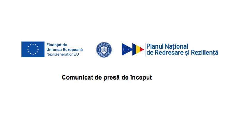Comunicat de presă de început - "PNRR: Fonduri pentru România modernă și reformată - Sprijin pentru SC GOODWILL ENERGY SRL în adoptarea tehnologiilor digitale”