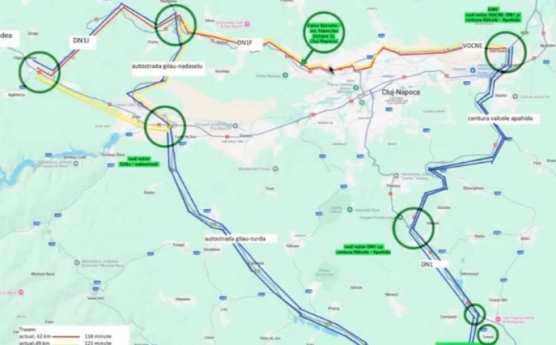 Drumul Expres de la Tureni scoate 1.800 de mașini grele din Cluj-Napoca. Pe ce străzi vor avea INTERZIS