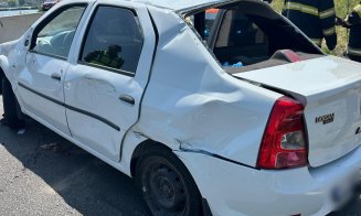 Accident grav în Cluj între un autoturism și o autobetonieră: patru victime transportate de urgență la spital