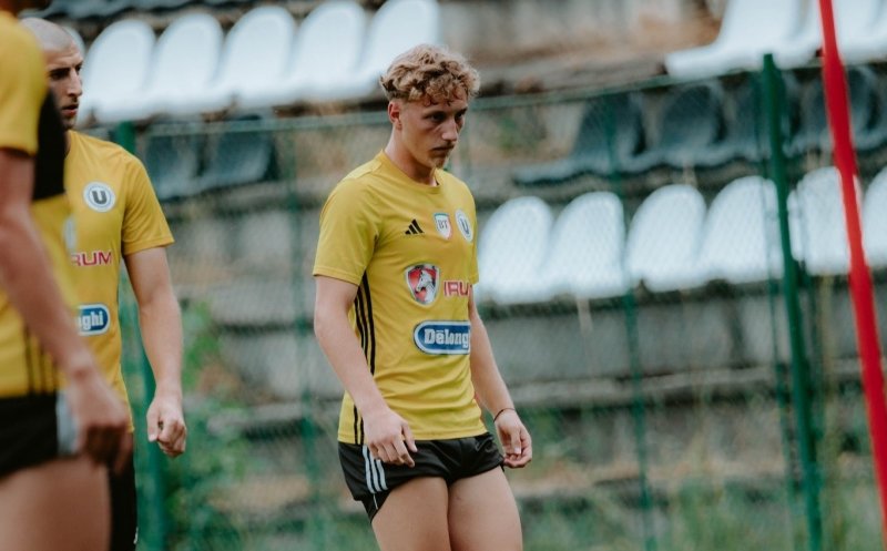 Vești bune pentru "U" Cluj. Alin Chinteș a revenit la antrenamente după accidntarea suferită la EURO U19