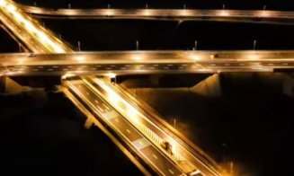 Ultimele pregătiri pe DEx de la Tureni. IMAGINI spectaculoase cu drumul pe timp de noapte