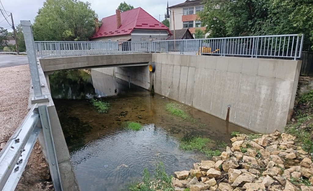 Pod nou dat în folosință într-o localitate din județul Cluj. A costat 2 milioane de lei