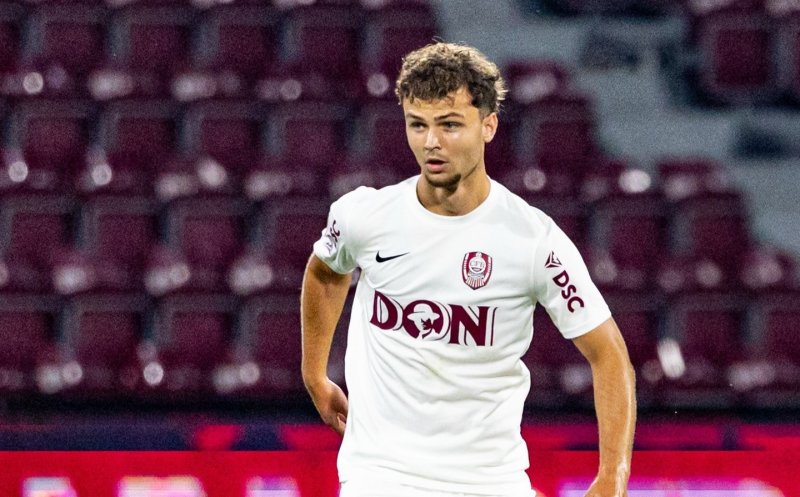 Vis împlinit pentru un jucător crescut de CFR Cluj. A bifat primele minute pentru echipa de seniori