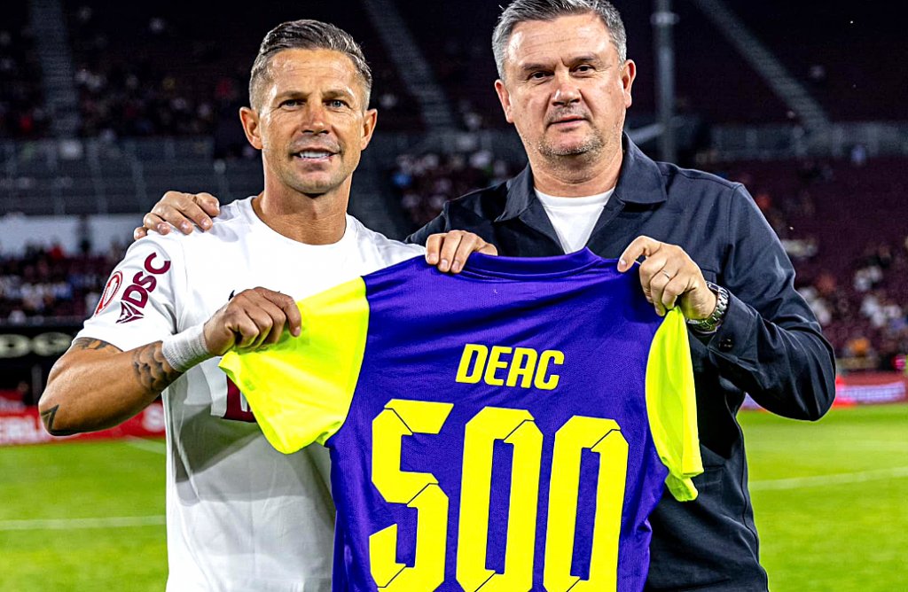 Ciprian Deac 500: O viață pentru CFR Cluj / Conducerea din Gruia nici măcar nu i-a pregătit un tricou ALB și VIŞINIU!!!
