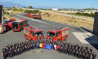 Pompierii clujeni continuă misiunea în Franța: un nou contingent românesc preia intervențiile pentru stingerea incendiilor de pădure