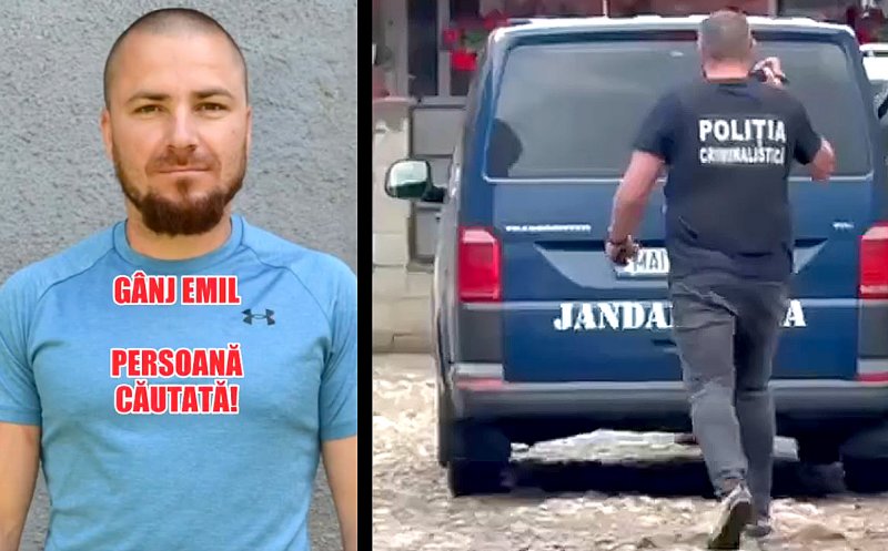 Descinderi la o locaţie din Cluj la apropiaţi ai criminalului Emil Gânj, care e de negăsit de 10 zile / A plănuit crima în detaliu