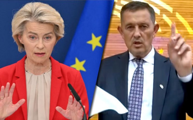 CE: ”În spatele moțiunii de cenzură împotriva Ursulei von der Leyen se află Moscova”. Moțiunea, inițiată de un eurodeputat român de la AUR