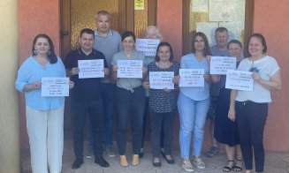 Grevă de avertisment în mai multe primării din Cluj. Au participat sute de angajați