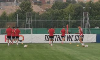 Jucătorii Universității Cluj au efectuat antrenament oficial la Erevan. Ce spune căpitanul Chipciu despre Ararat Armenia