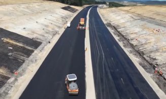 IMAGINI noi de pe A3 Cluj - Sălaj. UMB lucrează în forță pe Zimbor - Poarta Sălajului/ Ce spune șeful CNAIR despre stadiul lucrărilor