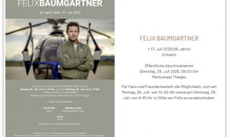 Fără flori și coroane la sicriul lui Baumgartner. O firmă de pază s-a asigurat că nu se fac deloc fotografii cu sicriul / ”Legends don't die. R.I.P. F