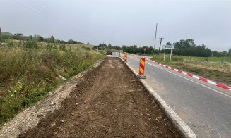 Un nou drum județean din Cluj a intrat în reparații. Ce lucrări se fac
