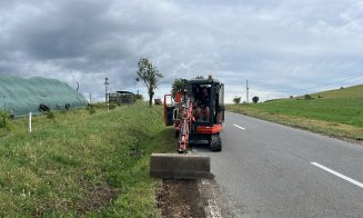 Un nou drum județean din Cluj a intrat în reparații. Ce lucrări se fac