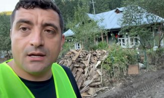 Simion și oamenii lui, la lopată, în ajutorul sinistraților de la Broșteni / ”Nu e campanie, nu e imagine. Noi venim cu fapte, nu cu vorbe”